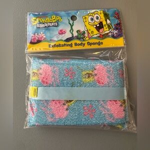 SpongeBob SquarePants Pink and Blue Exfoliating body Sponge